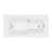 60" L X 32" W Alcove Combination Acrylic Bathtub With Removable Acrylic Skirt in White-112216999
