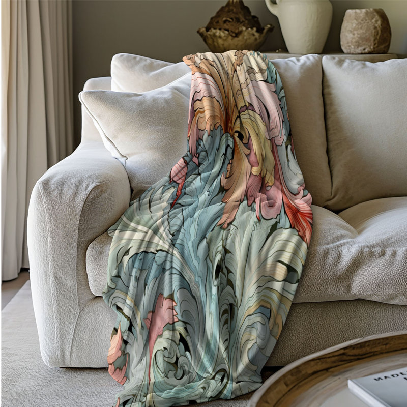Nouveau Decor - 1 Piece Premium Sherpa Blanket, Queen
