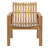 Kenmare Modern Rustic Acacia Wood Outdoor Lounge Chair with Slatted Back and Curved Seat-125238884-129684000