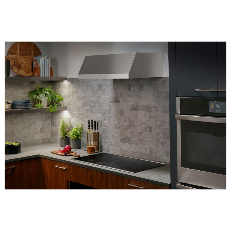 Induction Cooktop with 4 Elements, Stainless Steel