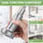 Double-Handle 2-Hole Wall-Mount Pre-Rinse Bridge Kitchen Faucet-125077425