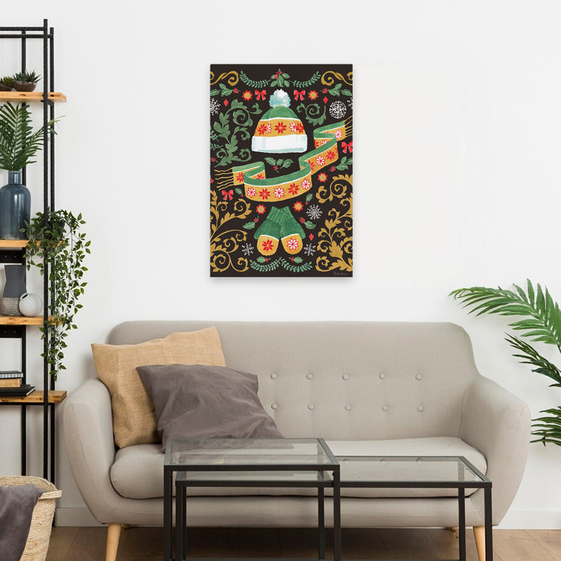 Decorative Holiday IV - Black Christmas, H 24 po x l 16 po