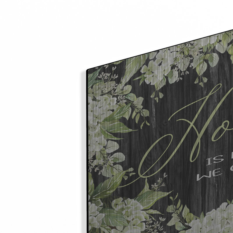 Art mural en métal «Home is Where We Gather» par Cindy Jacobs, H 12 po x l 16 po