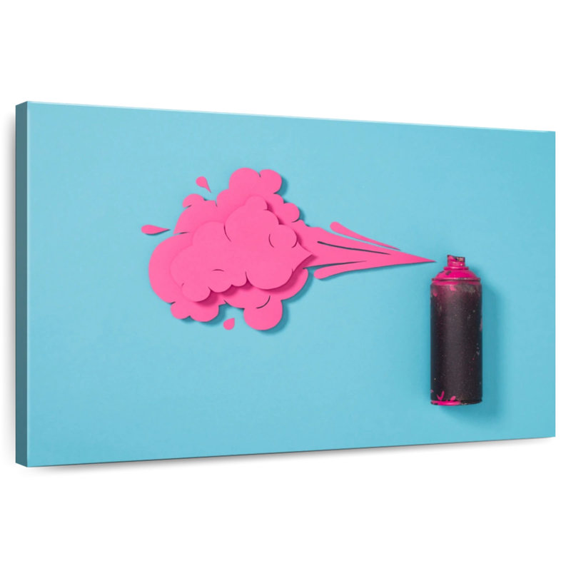 Senne Creative rose, peinture en aérosol, H 8 po x l 12 po