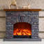 Meuble télé American Retro Fireplace