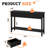 51.18" Console Table With 3 Drawers And Open Storage Shelf-2103278360