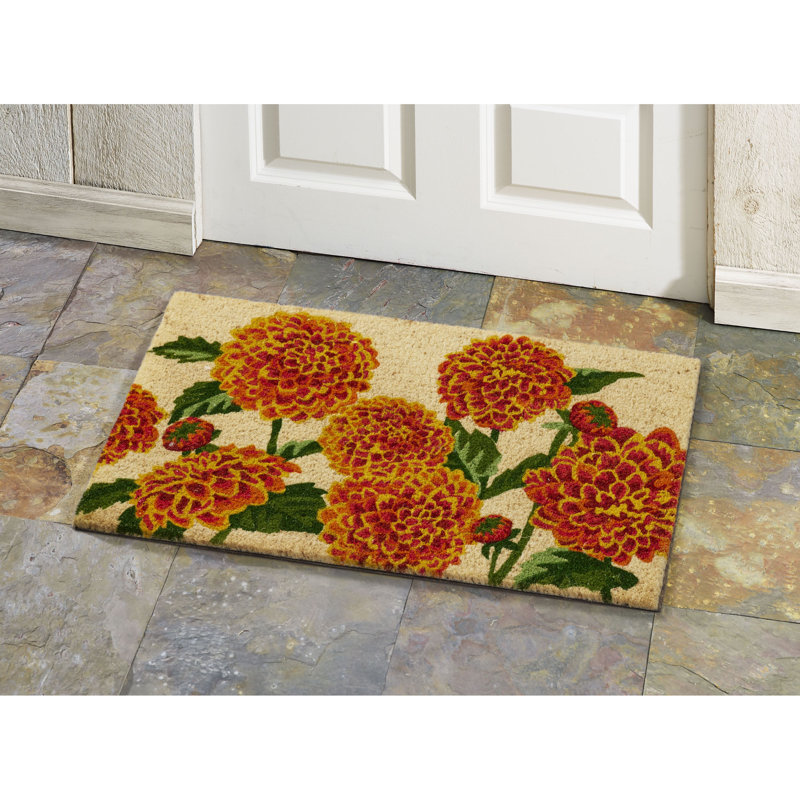 Dahlia Outdoor Doormat