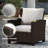5 Piece Outdoor Rattan Sofa Seating Groups-108806106