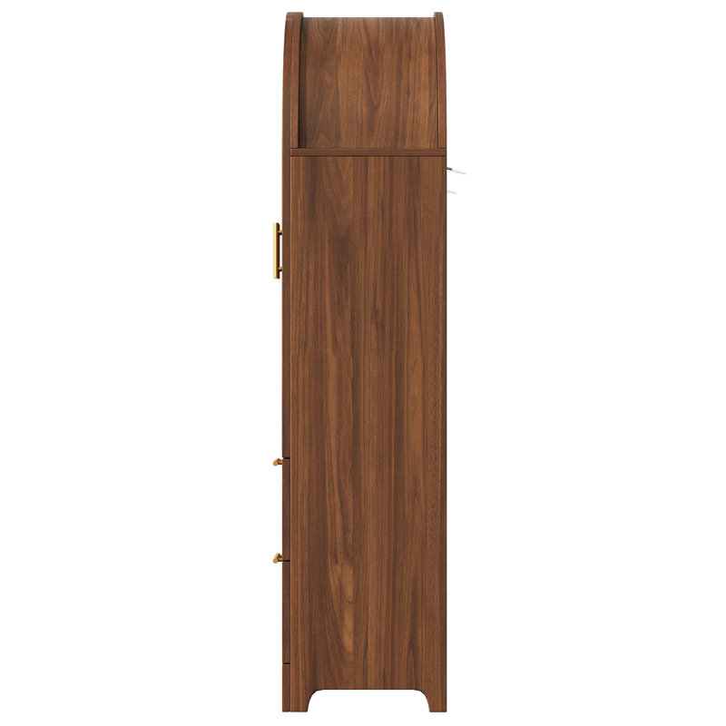 80 cm W Display Cabinet, Natural