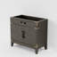 Meuble-lavabo simple en chêne l 36 po x P 22 po Laurel-104783379