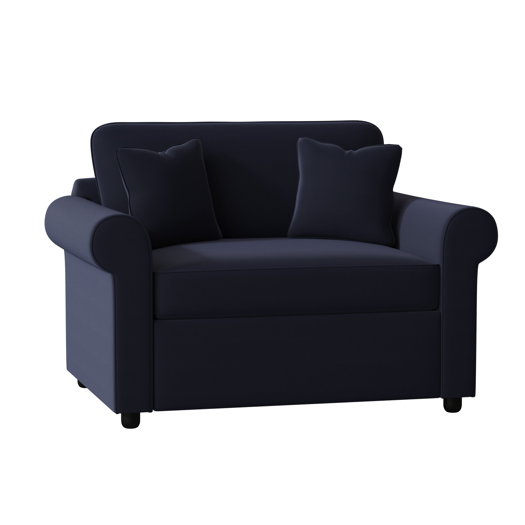 Warrington Upholstered Accent Chair, Sunbrella® Canvas Navy