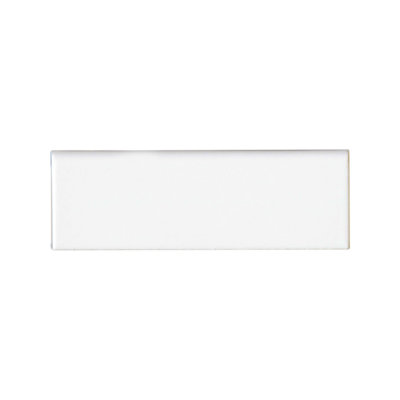 Nantucket 6" x 2" Ceramic Bullnose Tile Trim in Lighthouse