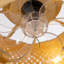Ventilateur de plafond à cage 19,7 "avec ensemble d'éclairage et télécommande Boho