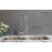 4 in 1 Single Handle Kitchen Faucet with Push Button Dual Spray Mode Pull Down Nozzle Head-59881568
