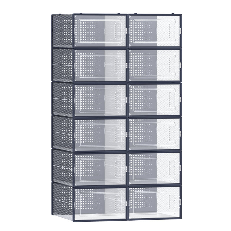 1 Yes Shoe Storage Box, Gray