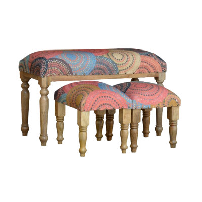 Aavni Polyester Blend Upholstered Bench