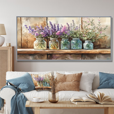 Lavande et bouquet de romarin II - Lavande, art mural