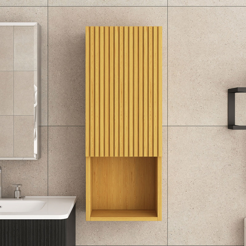 Armoire de salle de bain murale en contreplaqué 35 po