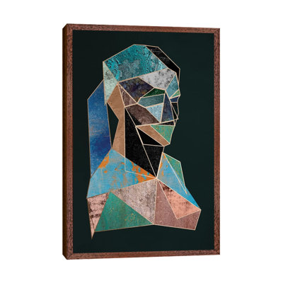 Woman Cubism Diptych I 1 Piece Wall Art on Canvas