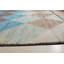 Tapis multicolore en laine noué à la main à motif géométrique Cascade-374037869