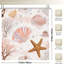 Rideaux de douche Shell Starfish Coral, 71 x 71