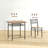 3-Piece Dining Table Set for 2, Small Kitchen Table and Chairs with Built-in Storage Rack and Steel Frame-1741528027-1741528022