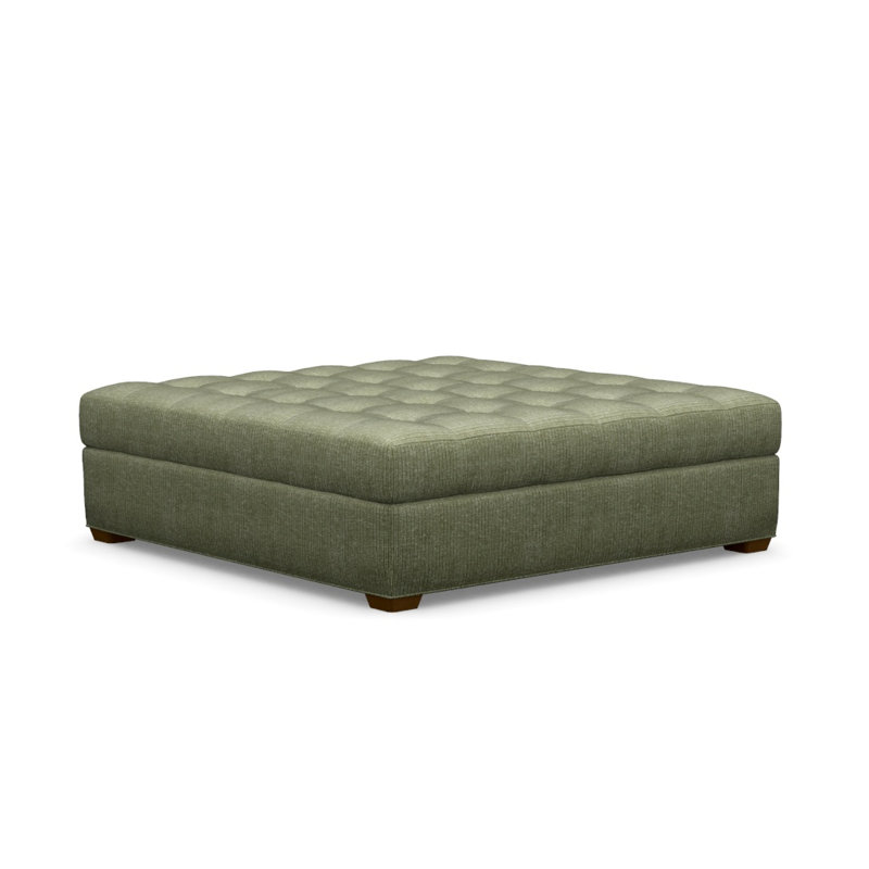 Baxter Square Ottoman, Big Sur, Twale 721042