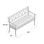 Banc de rangement en bois Bianchi