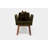 Allison 18'' H Velvet Upholstered Walnut Armchair-35180922