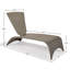 Malibu 69.5" L Outdoor Chaise Lounge-1903501644