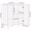 60cm Solid Wood Sideboard-2111708522