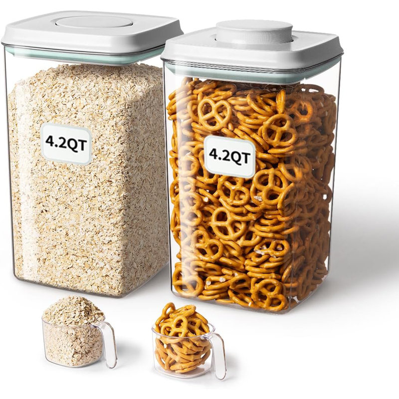  Contenant hermétique pour aliments et gâteries pour animaux de compagnie 4L / 4,2 qt