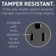 Radiant 15-Amp GFCI Tamper Resistant Weather Resistant Outlet