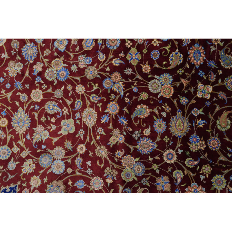 Tapis traditionnel en soie 10 x 13