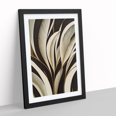 Antique Feathers - Single Picture Frame Print