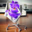 Coussin décoratif floral iris fleur-30744177-30744174