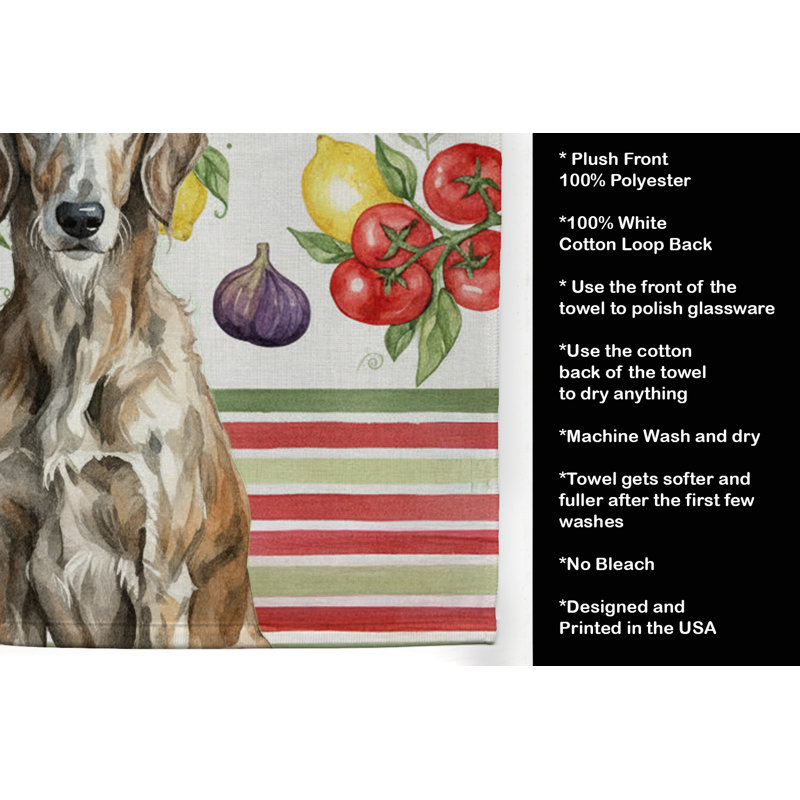 Serviette de cuisine Brindle, Brindle écossais, Deerhound