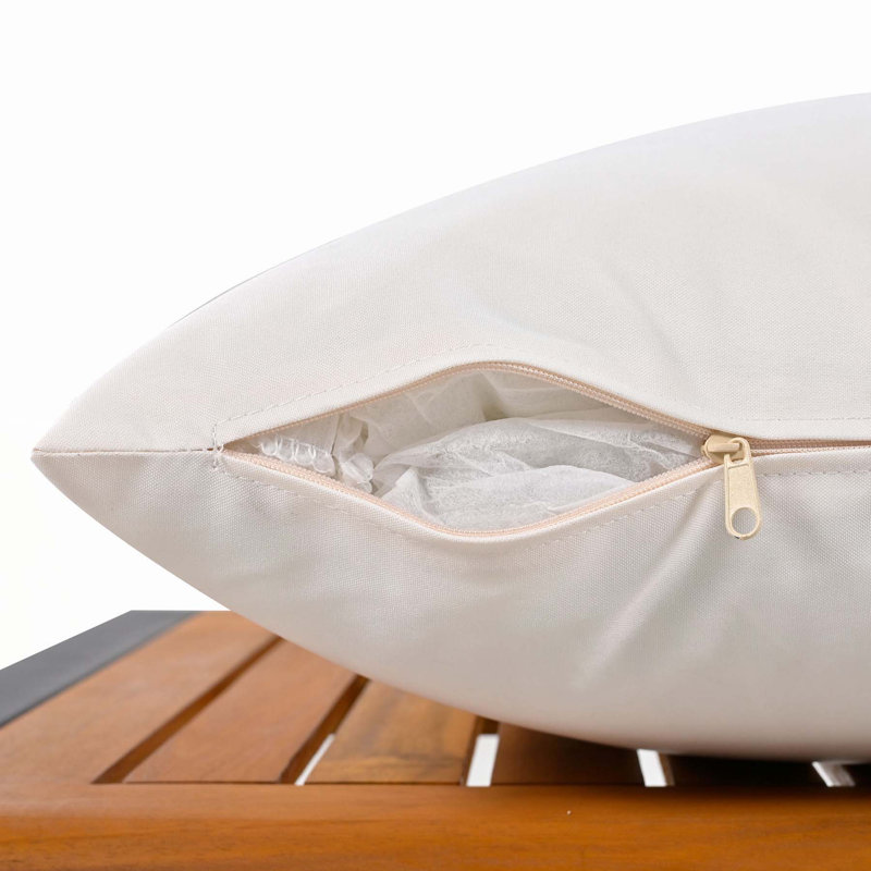 Outdoor Patio Daybed with Adjustable Backrest and Multiple Comforts, Cream