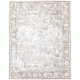 Wellington Hand Knotted Silk Oriental Area Rug in Mist