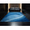 Tapis rayé bleu Pantelia Parasaurolophus lavable à la machine