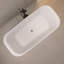 Baignoire de trempage autoportante en acrylique 67 po