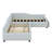 Upholstered Double Daybed With Trundle And Drawer-348747845