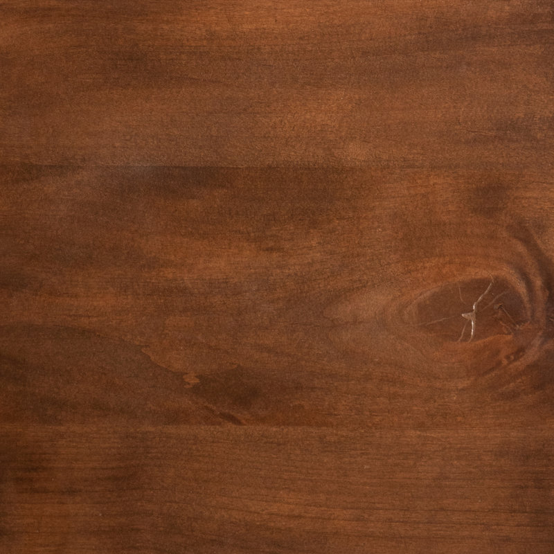 Table de bout 24 po Farmhouse avec tablette de rangement, finition rustique whisky, entièrement assemblée, Whisky