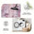 1PC Vintage Watercolor Distressed Blush Purple Abstract area rugs for Living Room, Soft and Comfortable, Suitable for all seasons, easy-to-maintain, machine washable Indoor floor mat, Under Table Farmhouse suitable for dining room, bedroom, entryway,-626061230