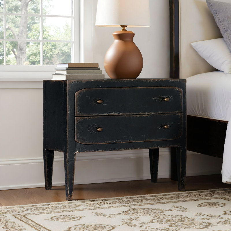 CiaoBella 2 - Drawer Nightstand, Black