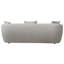 Canapé en tonneau rembourré avec coussins 91 po Sophy