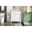 Meuble-lavabo de salle de bain 30 po avec lavabo, meuble-lavabo autoportant avec porte à fermeture douce et meuble-lavabo avec 2 tiroirs-33597736