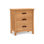 Commode en bois massif à 3 tiroirs Berkeley