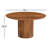 Round Solid Wood Dining Table-2088928583
