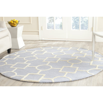 Deedgra Hand Tufted Wool Geometric Rug